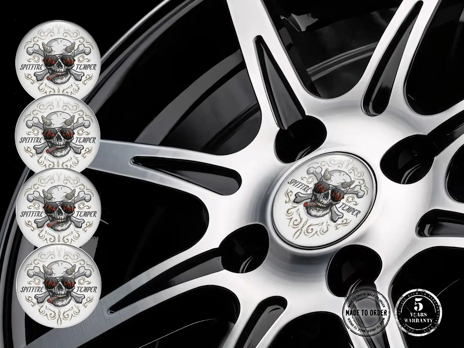 Domed badges Racing Edition Premium Dome Labels SUV